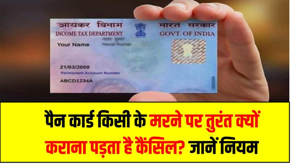 पैन कार्ड किसी के मरने पर तुरंत क्यों कराना पड़ता है कैंसिल? डुप्लिकेट PAN रखने वालों को भी लग सकता है बड़ा झटका!
