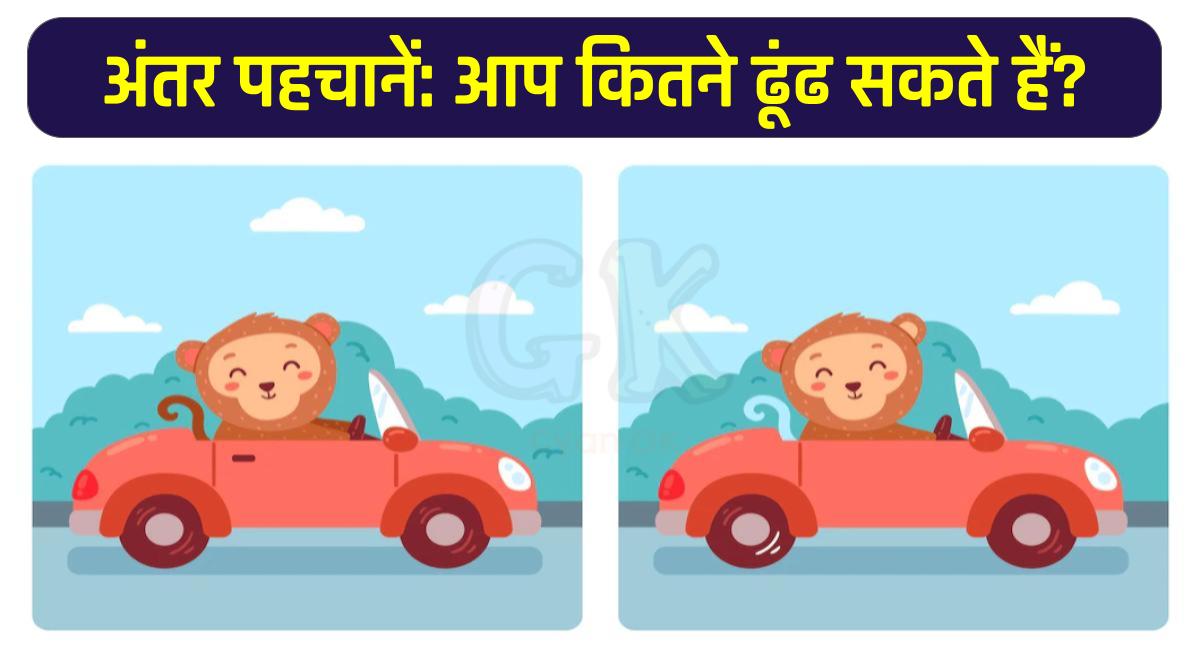 अंतर पहचानें: आप कितने ढूंढ सकते हैं?