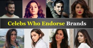 "Celebrity Endorsement:Identify the brands endorsed by Bollywood stars"