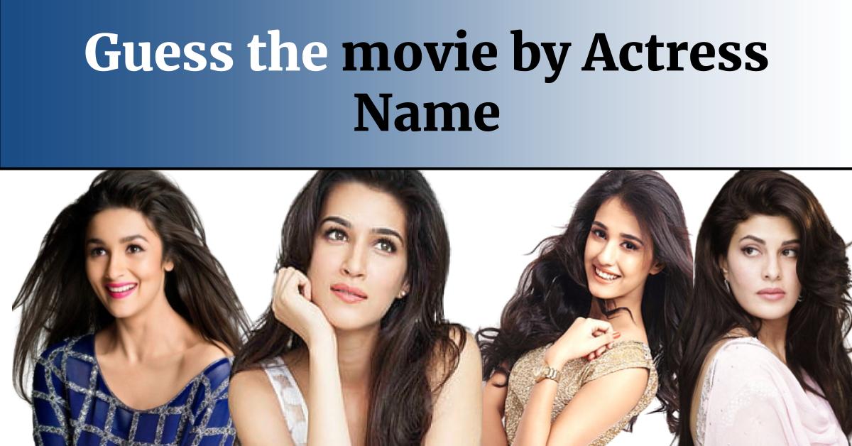 "Bollywood Actresses: Match the Movie to the Actress Quiz"
