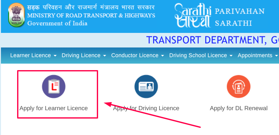 Apply for Driving Licence