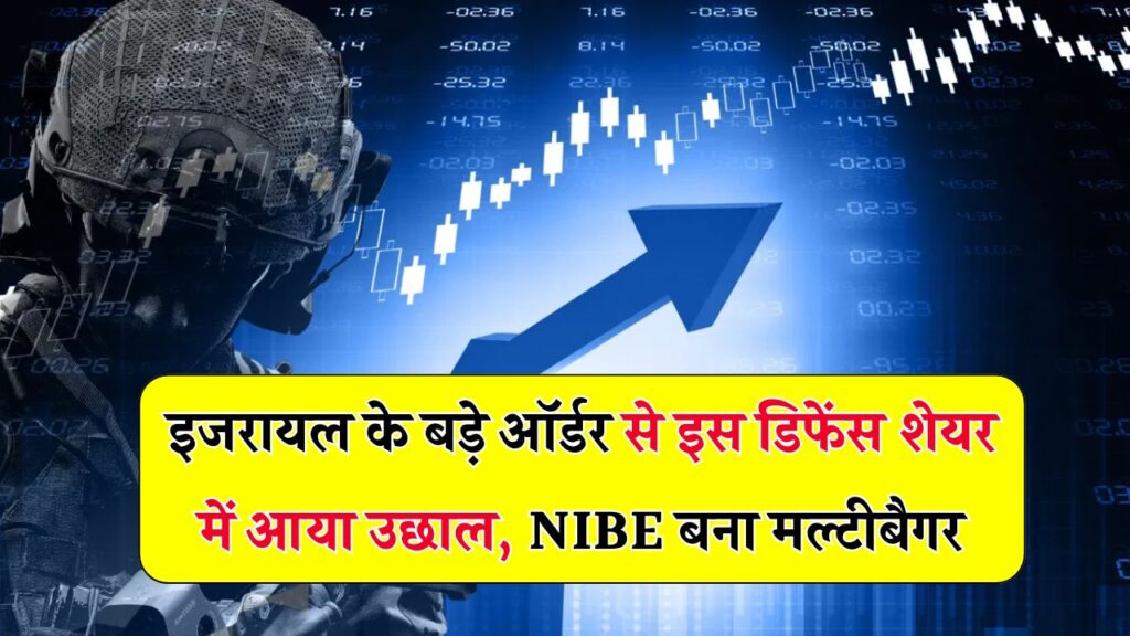 Israel से बड़ा ऑर्डर मिलते ही इस डिफेंस शेयर ने लगाई उड़ान! Multibagger बना NIBE, लगा अपर सर्किट