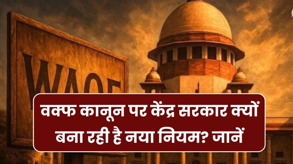 वक्फ को लेकर केंद्र सरकार क्यों है कानून बनाने को आतुर, वक्फ कैसे बना तीसरा सबसे ज्यादा जमीन वाली संस्था
