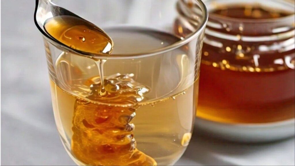 Hot water and honey