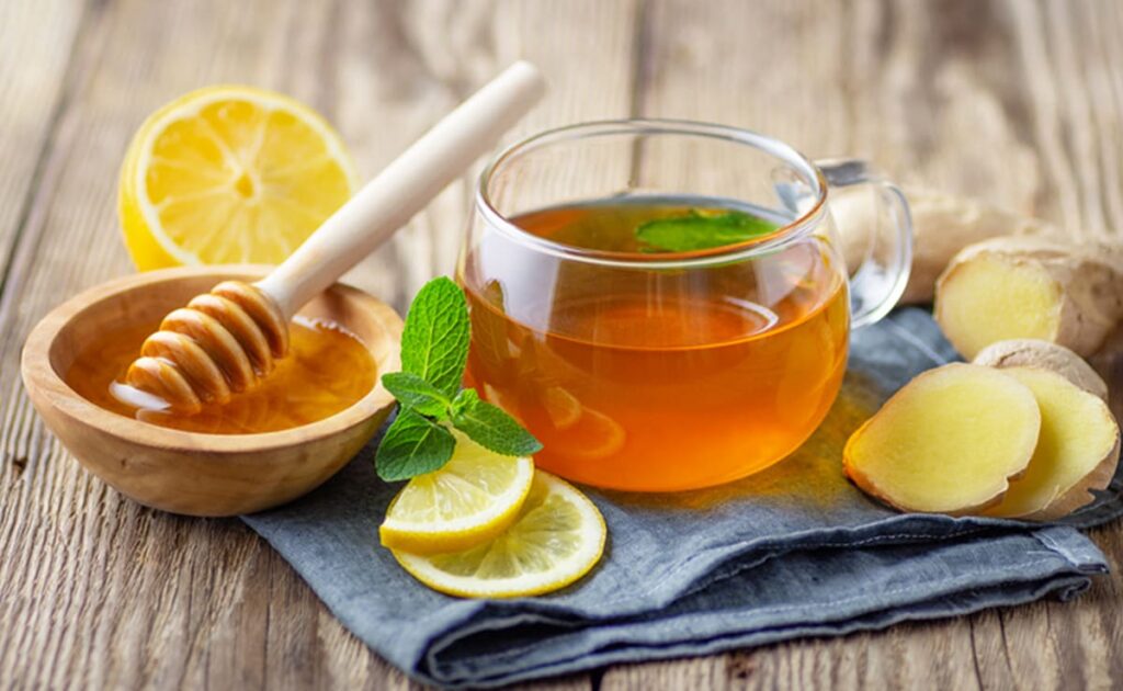 Lemon and honey