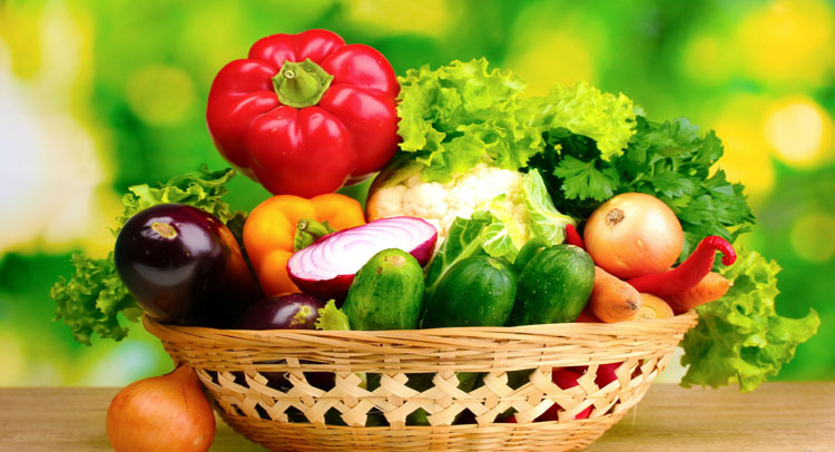 Vegetables and fruits