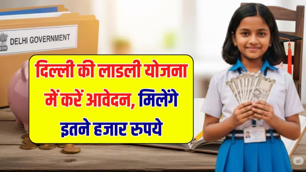 दिल्ली की लाडली योजना में ऐसे करें आवेदन, बेटी को मिलेंगे ₹50,000 तक, तुरंत भरें फॉर्म