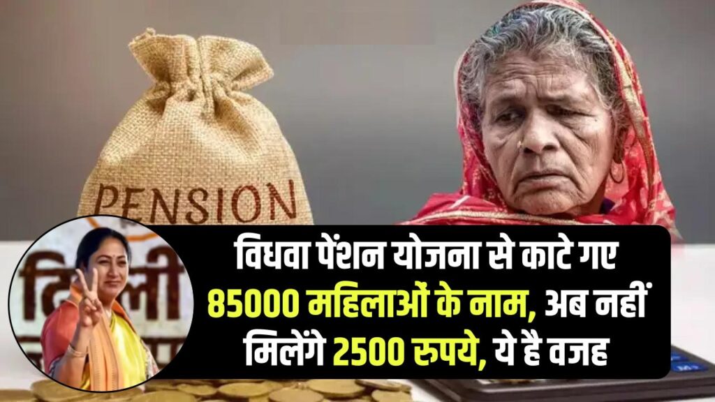 Vidhwa Pension Yojana: विधवा पेंशन योजना से काटे गए 85000 महिलाओं के नाम, अब नहीं मिलेंगे 2500 रुपये, ये है वजह