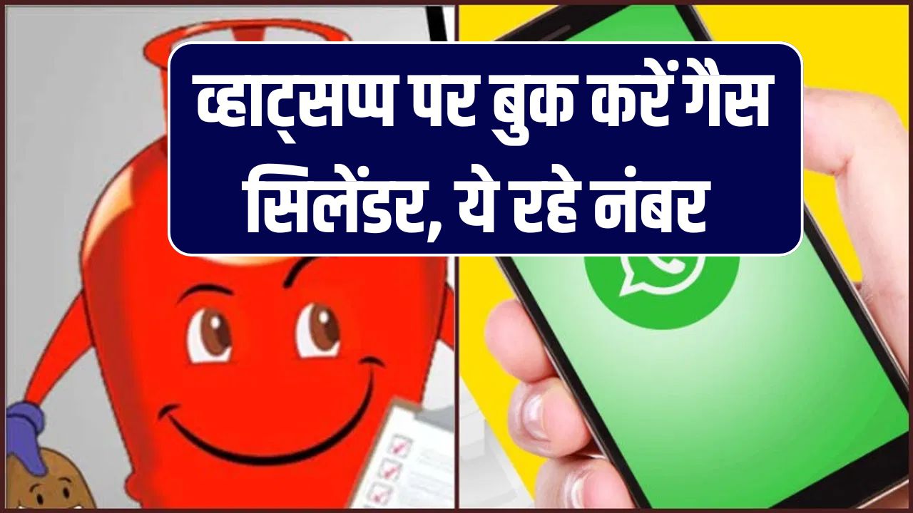 LPG Cylinder Booking WhatsApp Number: अब व्हाट्सप्प पर बुक करें गैस सिलेंडर नंबर सेव करें और समझें पूरा तरीका व फायदे