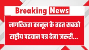 नागरिकता कानून के तहत सभी को नेशनल ID कार्ड देना जरूरी, सरकार जारी कर सकती है कार्ड
