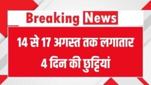 Public Holiday Alert: 14 से 17 अगस्त तक लगातार 4 दिन की छुट्टियां, अभी बना लें प्लान 3 Public Holiday Alert: 14 से 17 अगस्त तक लगातार 4 दिन की छुट्टियां, अभी बना लें प्लान