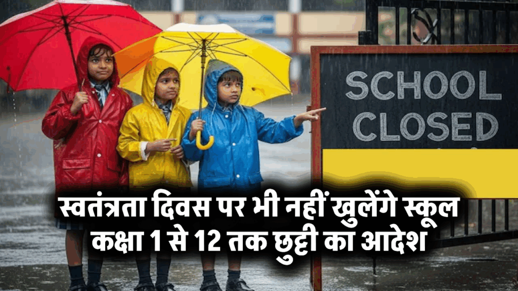 School Closed Collector Order: 15 अगस्त को भी नहीं खुलेंगे स्कूल, कलेक्टर का आदेश जारी