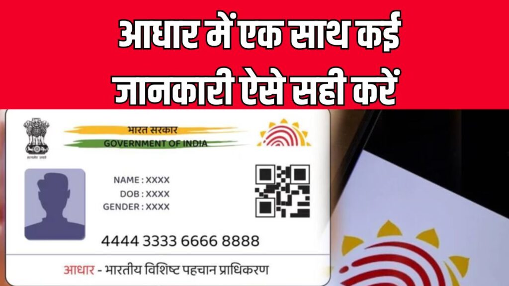 Aadhaar Correction Tips: कैसे कराएं एक साथ कई जानकारी सही | पैसे भी लगेंगे कम