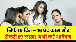 Paid Internship: सिर्फ़ 16 दिन – 16 घंटे काम और सैलरी ₹7 लाख! अभी करें अप्लाई