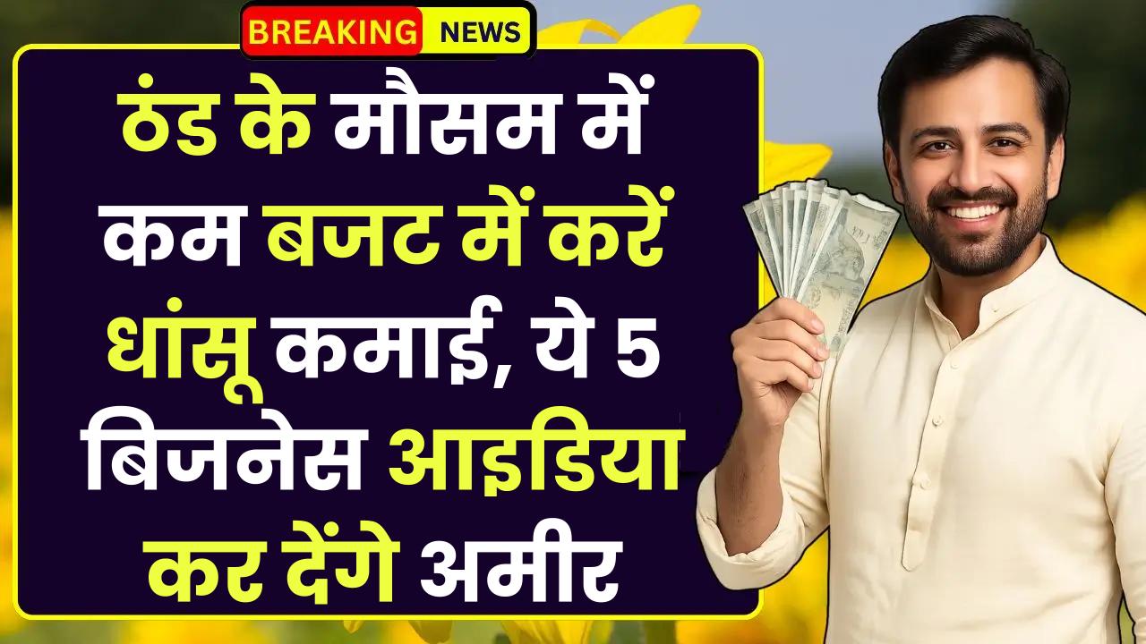 Winter Business Ideas: ठंड के मौसम में कम बजट में करें धांसू कमाई, ये 5 बिजनेस आइडिया कर देंगे अमीर