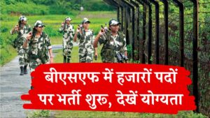 BSF Constable Vacancy 2025: बीएसएफ में हजारों पदों पर भर्ती शुरू, देखें योग्यता, सैलरी और अप्लाई लिंक