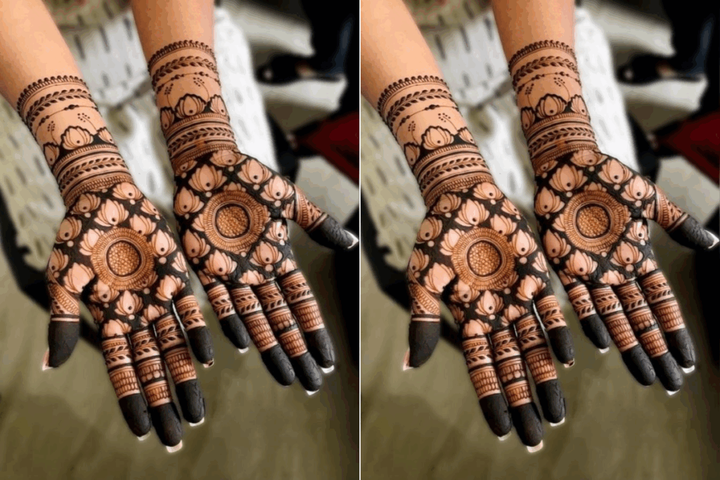 Bridal Inspired Karwa Chauth Mehndi