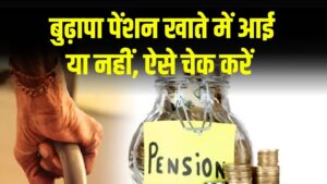 सरकार ने भेजे पैसे, बुढ़ापा पेंशन खाते में आई या नहीं ऐसे चेक करें तुरंत