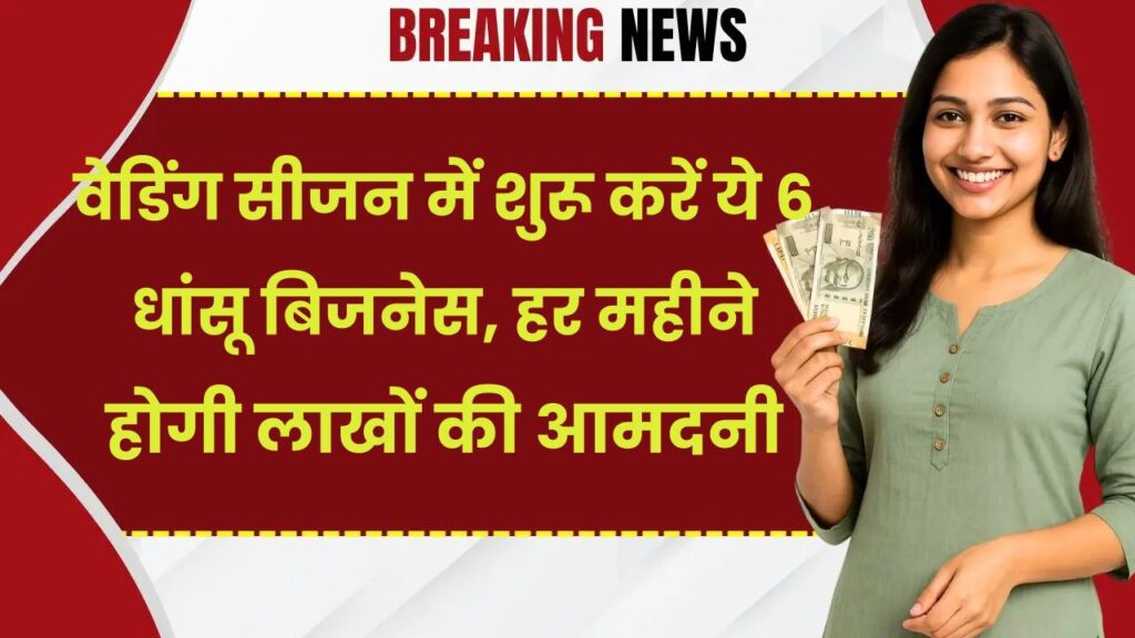 Business Idea: वेडिंग सीजन में शुरू करें ये 6 धांसू बिजनेस, हर महीने होगी लाखों की आमदनी