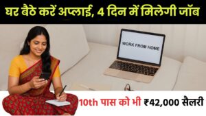 Data Entry Job 2025: घर बैठे करें अप्लाई, सिर्फ 4 दिन में मिलेगी जॉब, 10वीं पास को भी ₹42,000 सैलरी