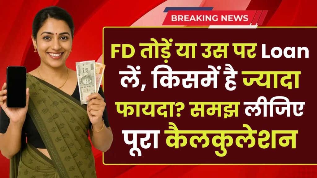 FD तोड़ें या उस पर Loan लें, किसमें है ज्यादा फायदा? समझ लीजिए पूरा कैलकुलेशन