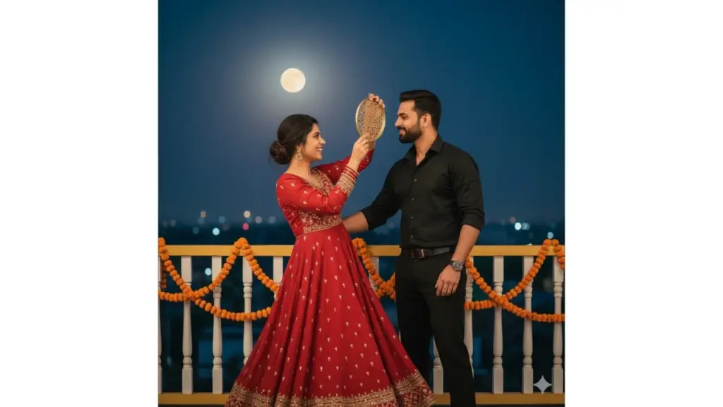 Gemini AI Photo Prompts karwa chauth: करवा चौथ के लिए यहाँ से बनाएं शानदार फोटो, Copy-Paste करें कमांड