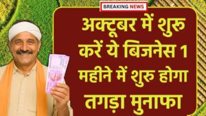 Business Idea:अक्टूबर में शुरू करें ये बिजनेस 1 महीने में होगा तगड़ा मुनाफा