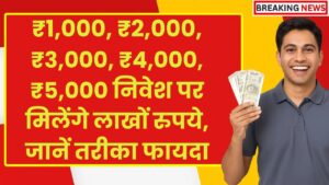 Post Office Scheme: ₹1,000, ₹2,000, ₹3,000, ₹4,000, ₹5,000 निवेश पर मिलेंगे लाखों रुपये, जानें तरीका और फायदा