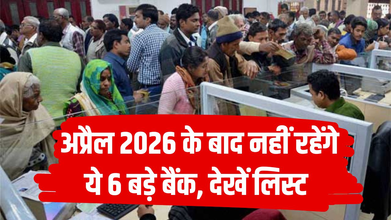 Banks Merger: अप्रैल 2026 के बाद नहीं रहेंगे ये 6 बड़े बैंक, क्या आपका खाता इनमें है देखें लिस्ट