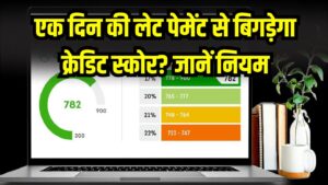 Credit Score Rule: एक दिन की लेट पेमेंट से बिगड़ेगा क्रेडिट स्कोर? जानें सही नियम