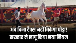 अब बिना टैक्स के नहीं बिकेगा घोड़ा! सरकार ने लागू किया नया नियम, बदल दिया पूरा सिस्टम