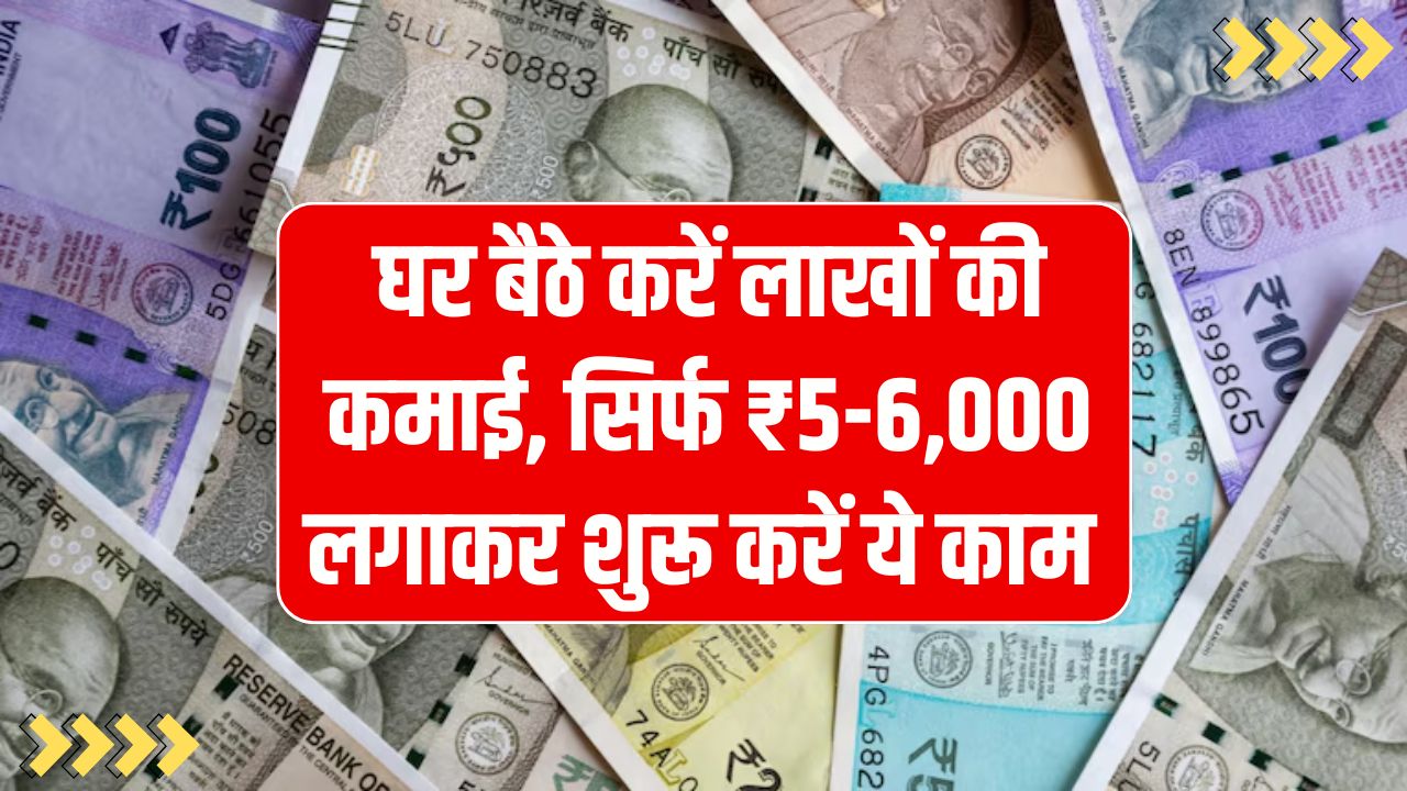 Business Idea: लाखों की कमाई! सिर्फ ₹5-6,000 लगाकर शुरू करें ये काम, कम निवेश में बड़ा मुनाफा