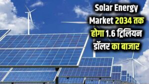 Solar Energy Market: 2034 तक 1.6 ट्रिलियन डॉलर का हो जाएगा सोलर एनर्जी मार्केट, रिपोर्ट में बड़ा दावा