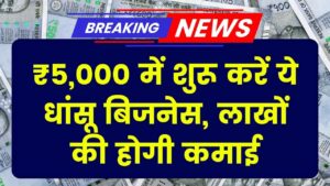 नौकरी छोड़ें! ₹5,000 में शुरू करें ये धांसू बिजनेस, हर महीने होगी लाखों की कमाई