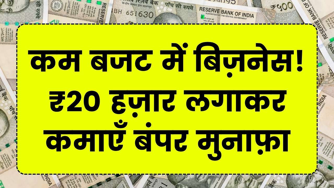 ₹20,000 में शुरू करें यह शानदार बिजनेस, शानदार कमाई पाएं