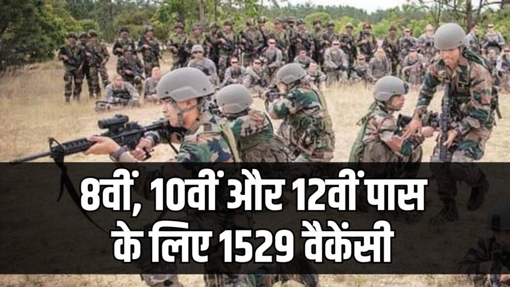 Territorial Army Rally 2025: 8वीं, 10वीं और 12वीं पास के लिए 1529 वैकेंसी, तुरंत भरें फॉर्म