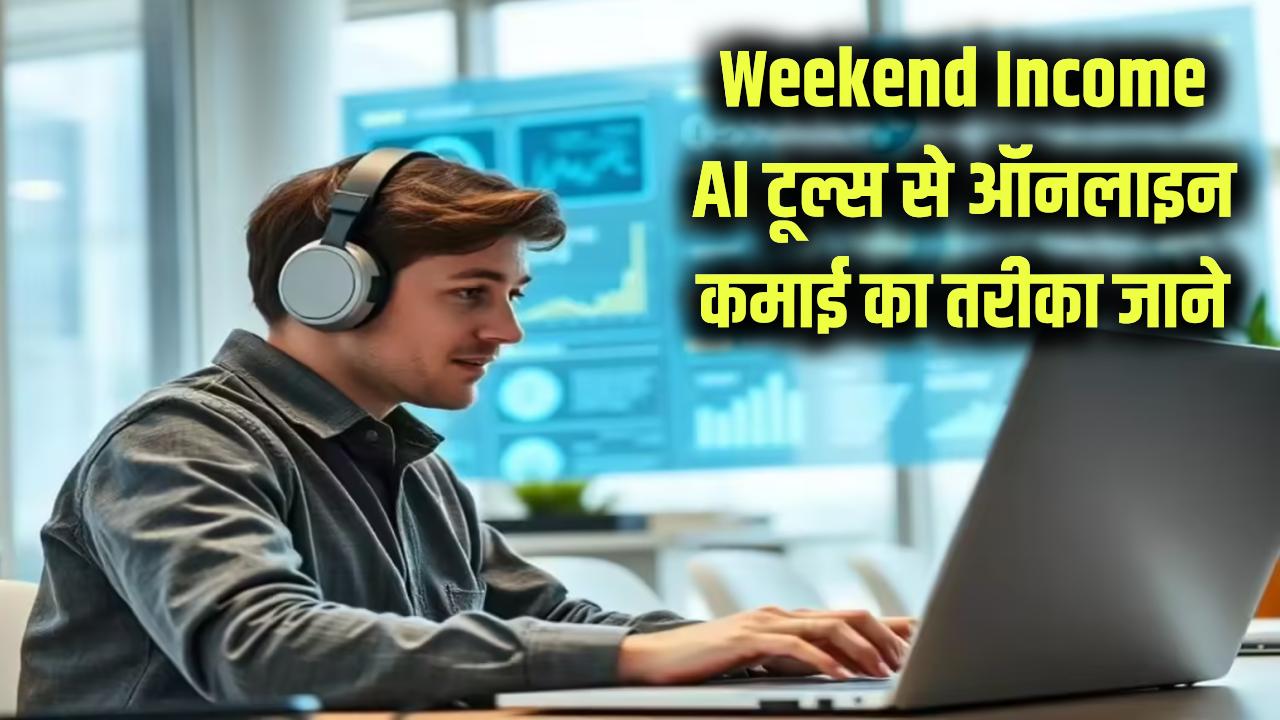 वीकेंड इनकम का नया रास्ता! कम समय में ज्यादा आय के लिए AI टूल्स से ऑनलाइन कमाई का तरीका जानें