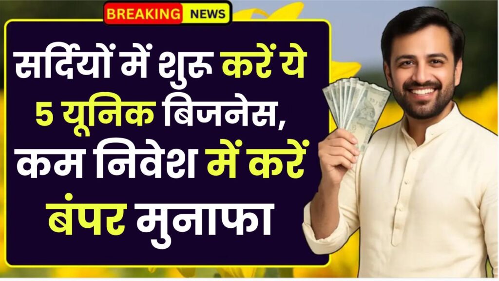 Winter Business Ideas: सर्दियों में शुरू करें ये 5 यूनिक बिजनेस, कम निवेश में करें बंपर मुनाफा