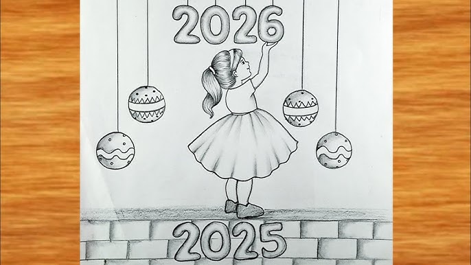 Creative New Year: न्यू ईयर 2026 पर बनाएं ये शानदार पोस्टर और ड्राइंग! स्कूल कॉम्पिटिशन में मिलेगा पहला इनाम, यहाँ देखें आसान आइडियाज 2 Creative New Year: न्यू ईयर 2026 पर बनाएं ये शानदार पोस्टर और ड्राइंग! स्कूल कॉम्पिटिशन में मिलेगा पहला इनाम, यहाँ देखें आसान आइडियाज