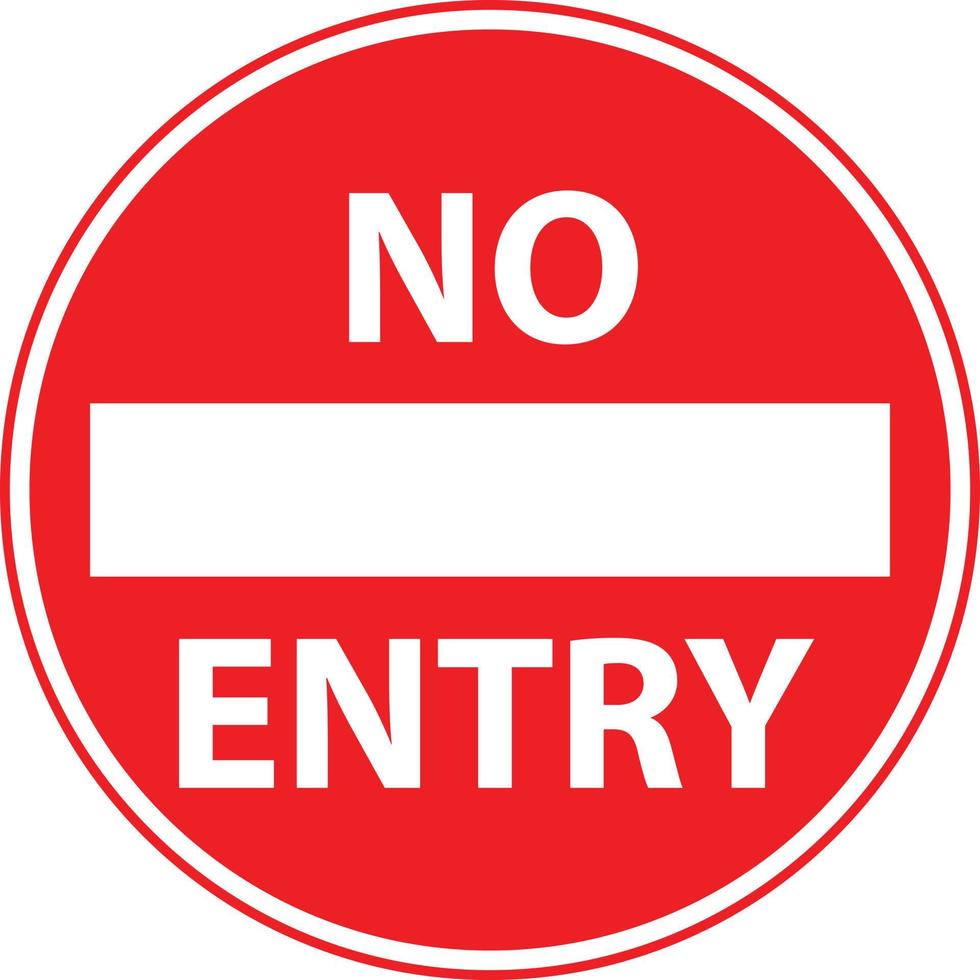 NO ENTRY