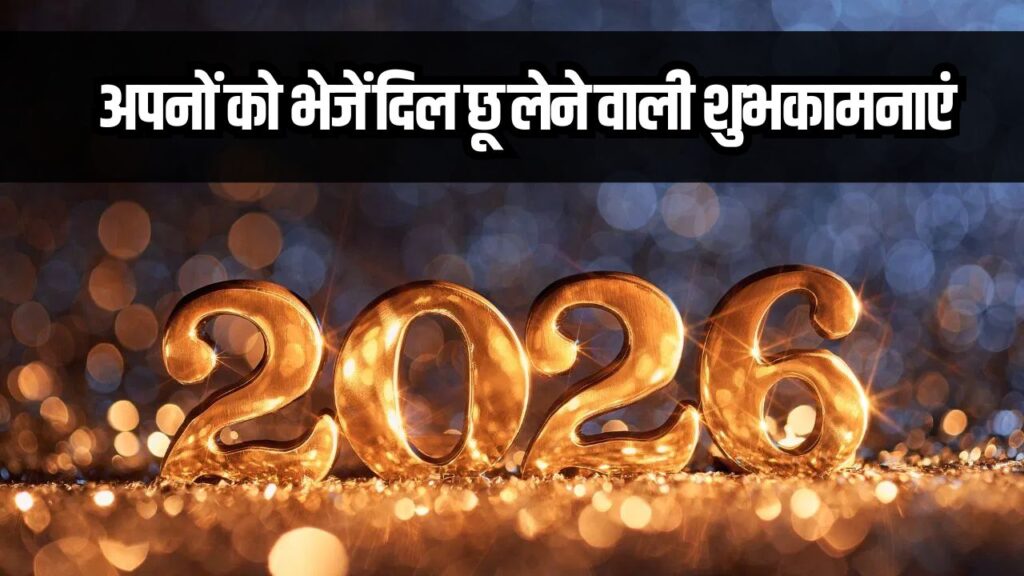New Year 2026 Wishes Collection: न्यू ईयर पर अपनों को भेजें प्यार और खुशियों से भरी शुभकामनाएं 1 New Year 2026 Wishes Collection: न्यू ईयर पर अपनों को भेजें प्यार और खुशियों से भरी शुभकामनाएं