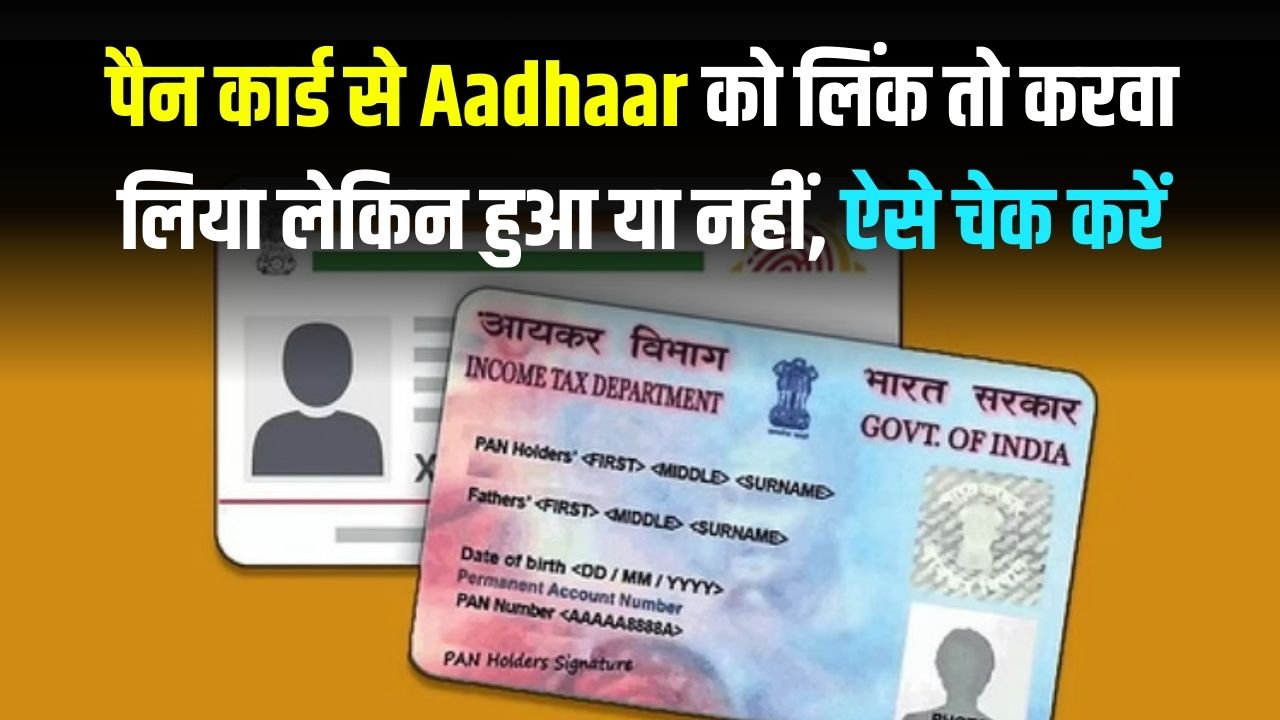 Aadhar Pan Link Status: पैन कार्ड से आधार लिंक तो कर लिया, पर 'सक्सेस' हुआ या नहीं? घर बैठे 1 मिनट में ऐसे चेक करें अपना स्टेटस