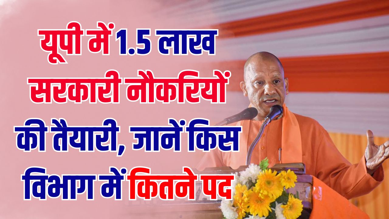 यूपी में 1.5 लाख सरकारी नौकरियों की तैयारी! 2026 में भर्तियों का महाकुंभ, जानें किस विभाग में कितने पद