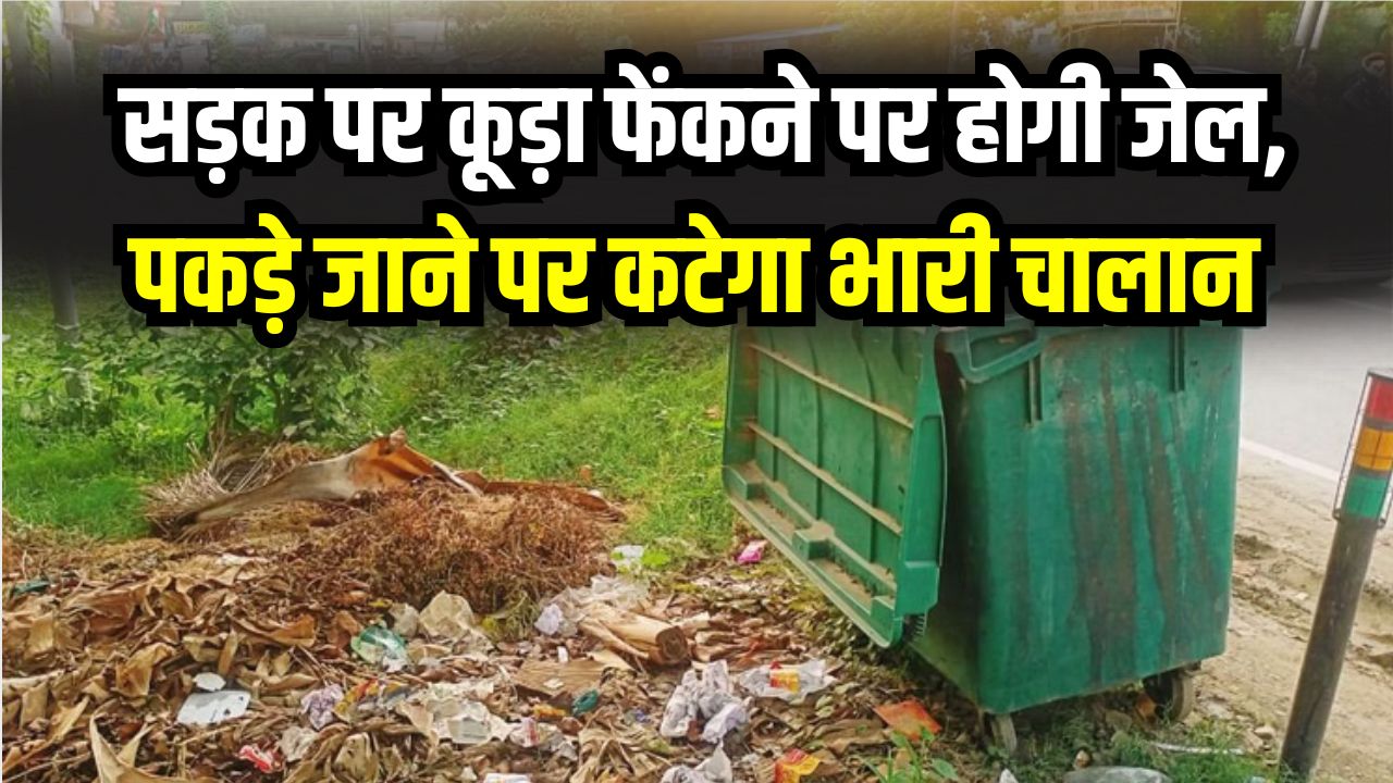 सड़क पर कूड़ा फेंका तो सीधे होगी जेल! सरकार ने कड़े किए नियम, सीसीटीवी से पकड़े जाने पर कटेगा भारी चालान