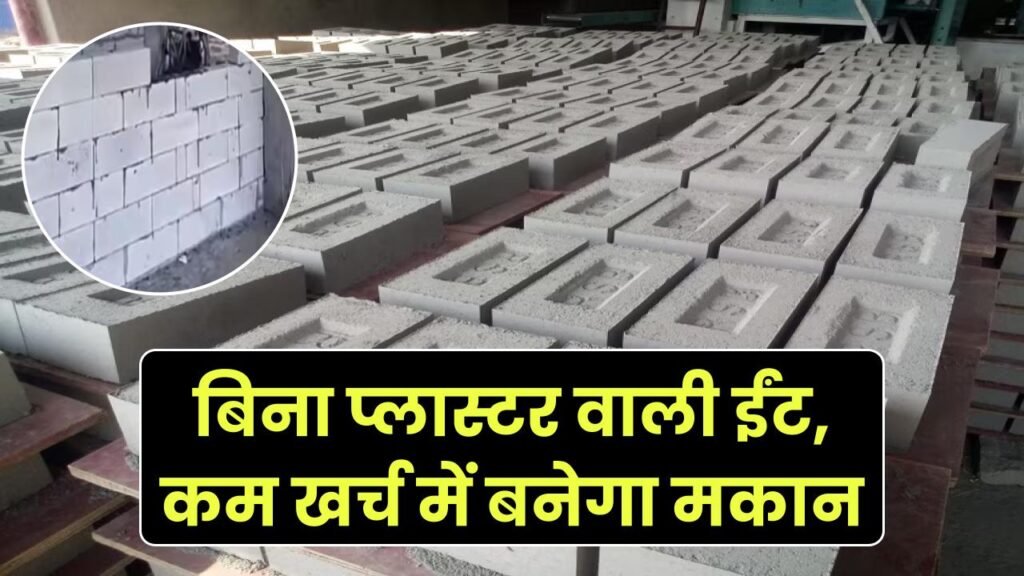 रेत और सीमेंट का खर्चा बचेगा! जानें बिना प्लास्टर वाली ईंट की खासियत, सस्ते में बनेगा मकान