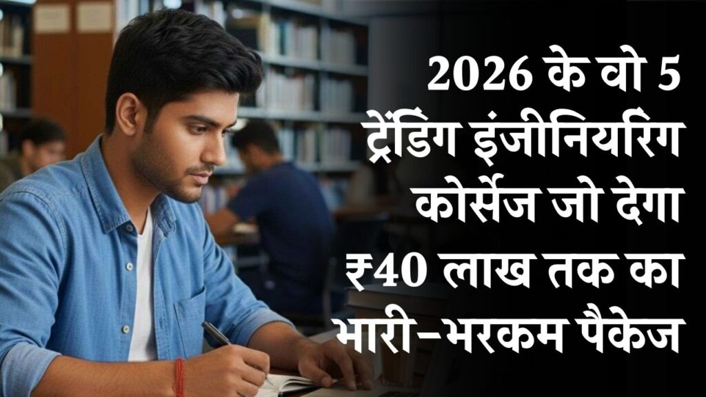 B.Tech Scope 2026: क्या बीटेक वालों की डिमांड फिर बढ़ रही है? ये 5 हाई-पेइंग कोर्सेज दिलाएंगे ₹40 लाख तक का पैकेज 1 B.Tech Scope 2026: क्या बीटेक वालों की डिमांड फिर बढ़ रही है? ये 5 हाई-पेइंग कोर्सेज दिलाएंगे ₹40 लाख तक का पैकेज।