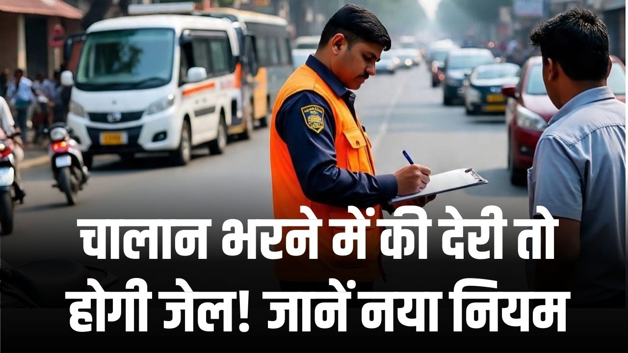 Traffic Rules: चालान भरने में की देरी तो होगी जेल! अब तय समय के बाद सीधे कोर्ट भेजे जाएंगे मामले; जानें क्या है नया नियम।