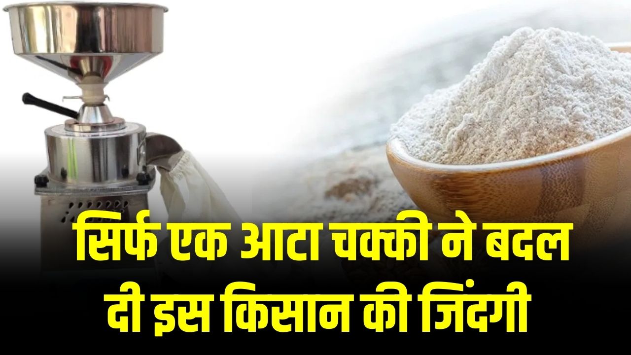 किसान से बना बिजनेसमैन! सिर्फ एक आटा चक्की ने बदल दी जिंदगी, आज सालाना हो रहा ₹8 लाख का मुनाफा