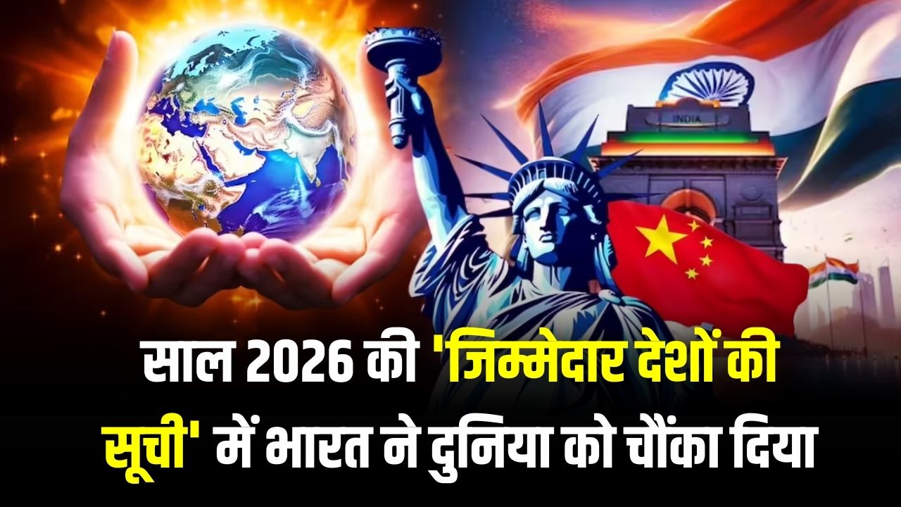 World Responsible Nations: जिम्मेदार देशों की लिस्ट में भारत ने मारी बाजी! अमेरिका और चीन को पीछे छोड़ 16वें स्थान पर पहुँचा भारत; टॉप-10 से बड़े देश गायब।