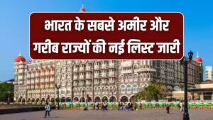 भारत के सबसे अमीर और गरीब राज्यों की नई लिस्ट जारी! देखें आपका राज्य किस नंबर पर है, रैंकिंग देखकर रह जाएंगे हैरान 2 भारत के सबसे अमीर और गरीब राज्यों की नई लिस्ट जारी! देखें आपका राज्य किस नंबर पर है, रैंकिंग देखकर रह जाएंगे हैरान